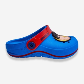 Zaxy Crocs pentru copii Superman Grendene Kids JJ385004 Albastru 1