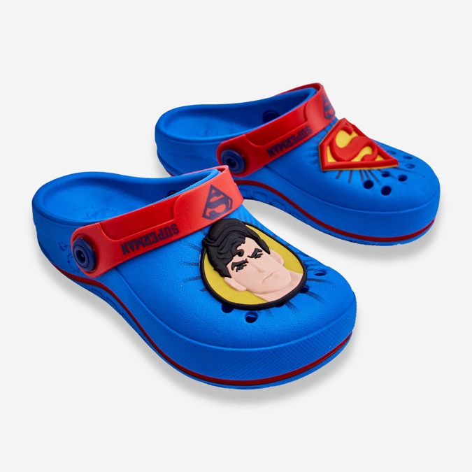 Zaxy Crocs pentru copii Superman Grendene Kids JJ385004 Albastru 2