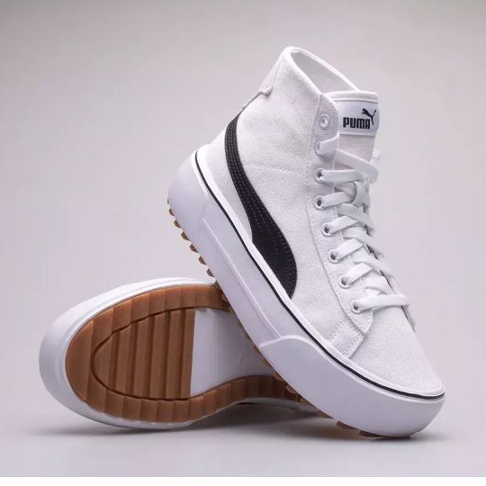 Pantofi Puma Kaia Mid Cv W 384409-01 alb 1