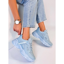 Adidași cu platformă Bains Blue albastru 1