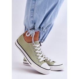 FR1 Pantofi clasici de damă, verde deschis Vegas 2