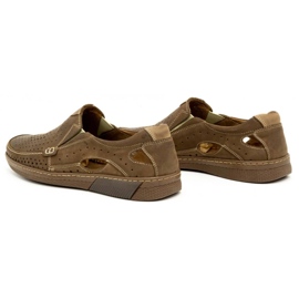 Olivier Pantofi barbati piele 937MP maro 5