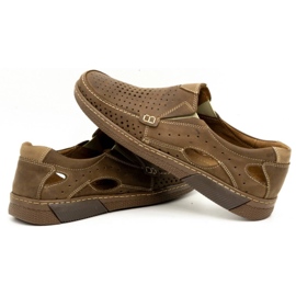 Olivier Pantofi barbati piele 937MP maro 4