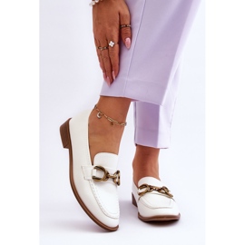 WS1 Mocasini clasici de dama Lorien alb 1 WS1 Mocasini clasici de dama Lorien alb 1