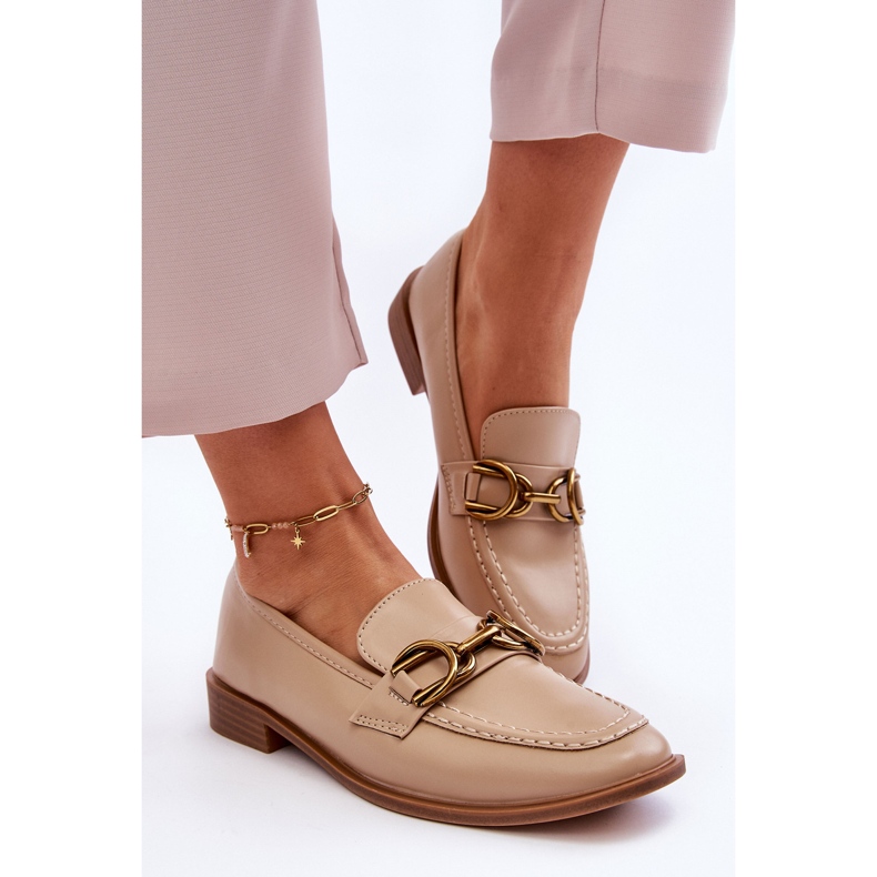 WS1 Mocasini clasici de dama Bej Lorien 2 WS1 Mocasini clasici de dama Bej Lorien 2