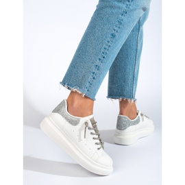 Pantofi sport de damă Shelovet albi 1