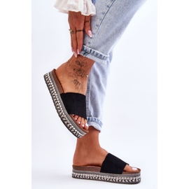 WR1 Papuci de damă din piele intoarsa neagra Hayen negru 1 WR1 Papuci de damă din piele intoarsa neagra Hayen negru 1